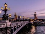 bridge during night time